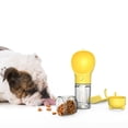 thumbnail image 4 of de botellas Tazón Recipiente de comida para caminar, Porta bolsas, Pequeño y liviano Amarillo Zulema botella de agua para perros, 4 of 8