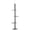 Dark Gray, variant on Floor to Ceiling Cat Tree Cat Climbing Tower with Sisal-Covered Scratching Posts Natural Cat Tree Activity Center for kittens Cat tower furniture, Grey