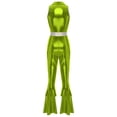 thumbnail image 4 of vastwit Womens Shiny Metallic Vintage 70S Disco Dance Jumpsuit Movie Star Singer Outfits Green XL, 4 of 6