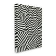 thumbnail image 3 of Folded Striped Drapery Pattern Abstract Graphic Art Gallery Wrapped Canvas Print Wall Art, 3 of 7