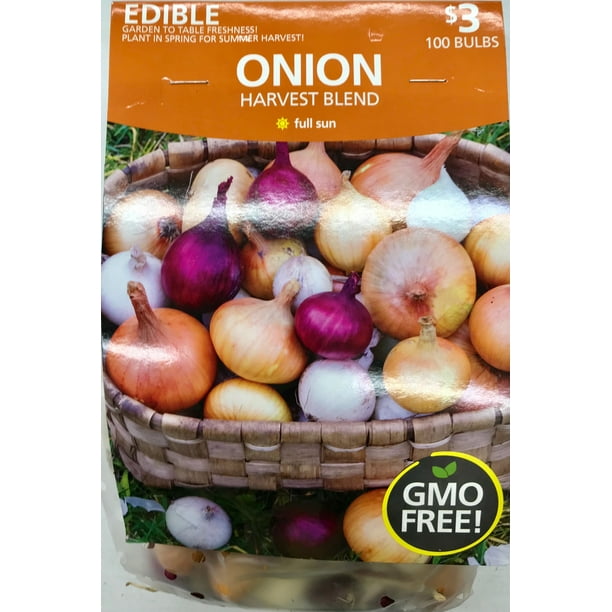 Onion Sets Harvest Blend, 100Pack