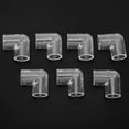 thumbnail image 5 of Slatcetga Transparent Acrylic Joint Aquarium Fish Tank Filter Water Pipe Connector Elbow Direct Tubes 4cm, 5 of 8