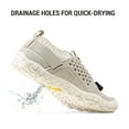 thumbnail image 4 of Nortiv 8 Kids Water Shoes Boys & Girls Comfort Aqua Shoes Quick Dry Barefoot Swim Diving Sports Shoes Aqua-K2 Beige/Light/Grey Size 6, 4 of 6
