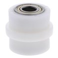 thumbnail image 2 of DYNWAVECA Rouleau de Chaîne d'Entraînement Roue de Tensionneur à Rouleaux de 10 Mm pour Vélo -Fahrrad, avec Roulements Robustes, Quatre Couleurs - Blanc, 2 of 10