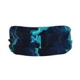 thumbnail image 2 of Yiaed Blue Marble And Gold Print Sports Headbands,Moisture Wicking Workout Headband, Sweatband Headbands for Running,Cycling for Women and Men, 2 of 8