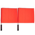 thumbnail image 1 of 2 Pcs Mini Soccer Horse Training Flag Referee Linesman Flags Red Flag Truck Loads, 1 of 3