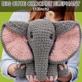 thumbnail image 2 of CODGP Crochet Kit for Beginners,13in Crochet Animal Kit Elephant,Crochet Starter Kit Gift for Adults Kids with Yarn Sets,Amigurumi Crochet Kits with S, 2 of 5