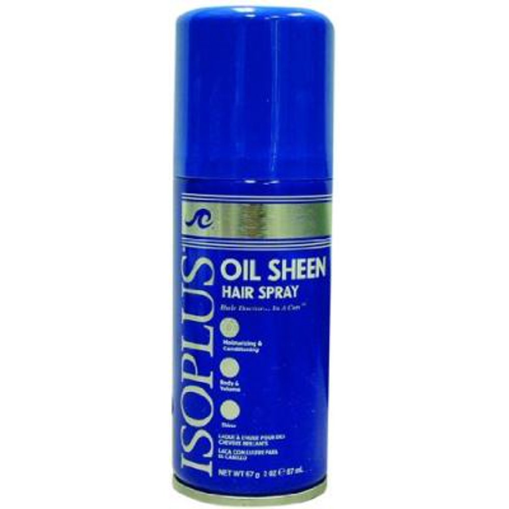 6 Pack Isoplus Oil Sheen Hair Spray, 2 oz