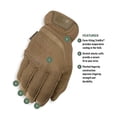 thumbnail image 2 of Mechanix Wear - FastFit Coyote Tactical Touch Screen Gloves (Large, Brown), 2 of 5