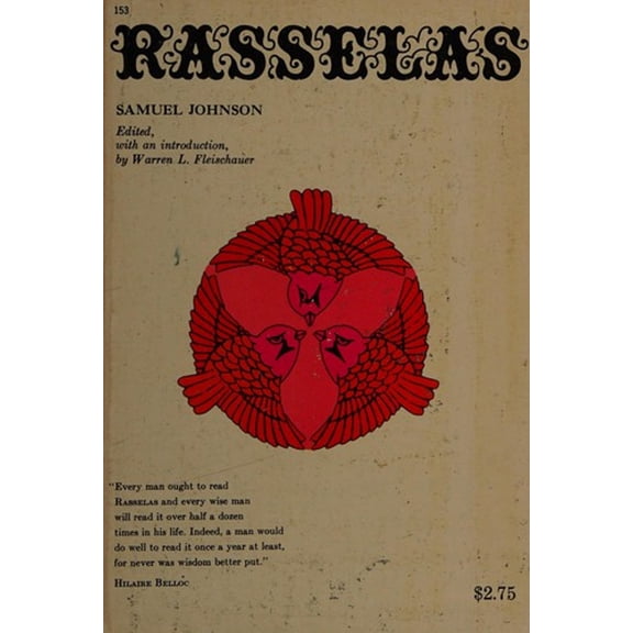 Pre-Owned Rasselas (Paperback) 9780812001532