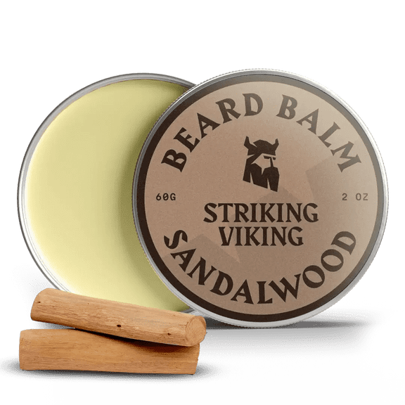 Striking Viking Sandalwood Beard Balm for Men