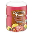 thumbnail image 4 of Country Time Strawberry Lemonade Powdered Drink Mix, 1 Canister, for Shareable Refreshment, Naturally Flavored with Other Natural Flavor, No Artificial Sweeteners or Flavors, 18 oz, 4 of 9