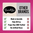 thumbnail image 5 of Darrell Lea Soft Australian Licorice, Non-GMO, No Palm Oil, Plant Based, No High Fructose Corn Syrup, Soft & Chewy, Made in Australia, Original Black, 7 OZ (Pack of 8), 5 of 6