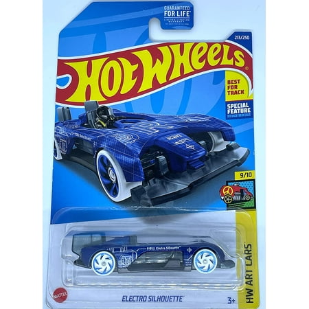 Hot Wheels 2022 - Electro Silhouette - HW Art Cars 9/10 [Blue] 213/250