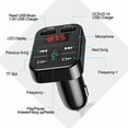 thumbnail image 2 of Chargeur de Voiture USB Double compatible Certifié Kit Radio FM Bluetooth Mains Libres Rose_Perfect Gift, 2 of 3