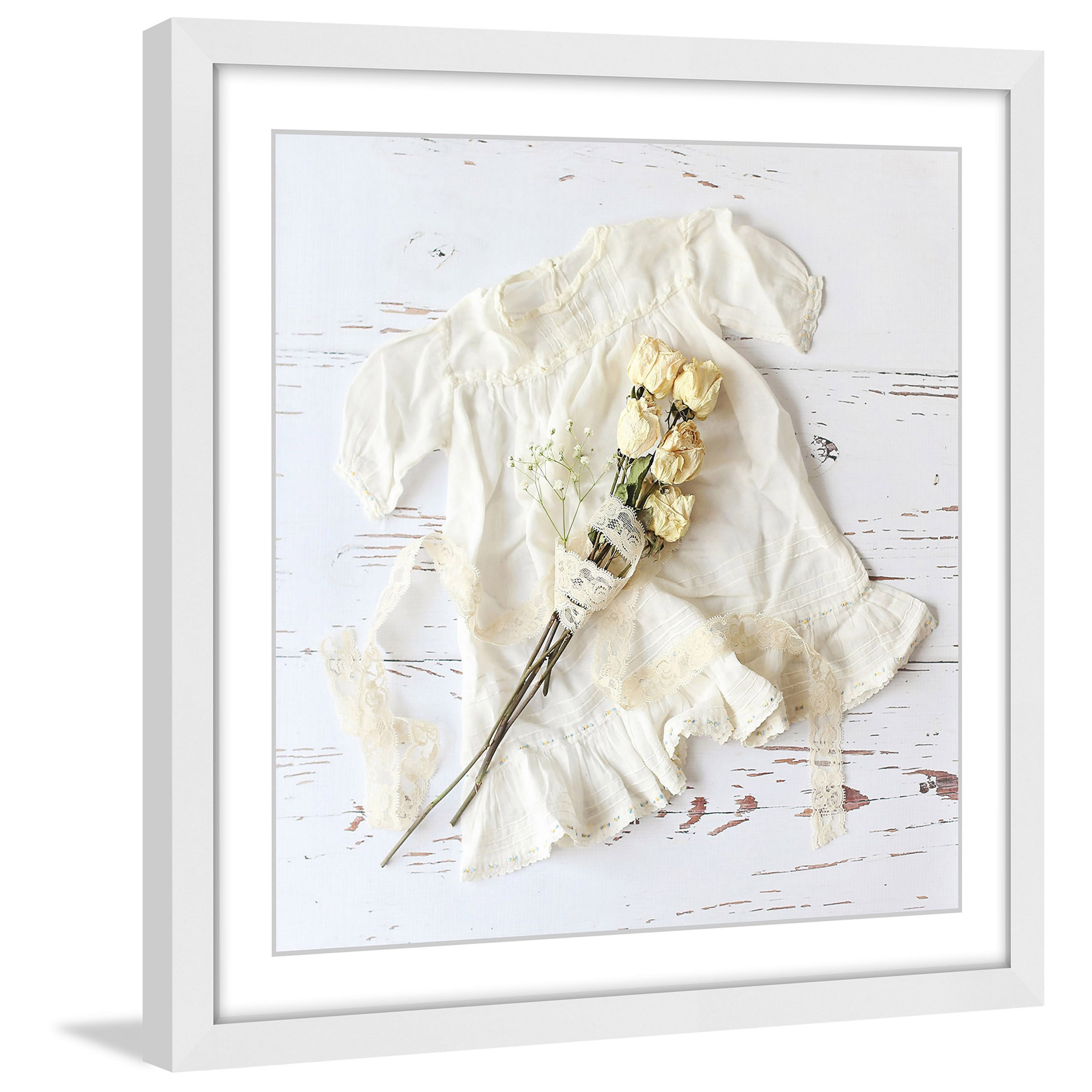 "Baby Dress Collection 3" Framed Painting Print