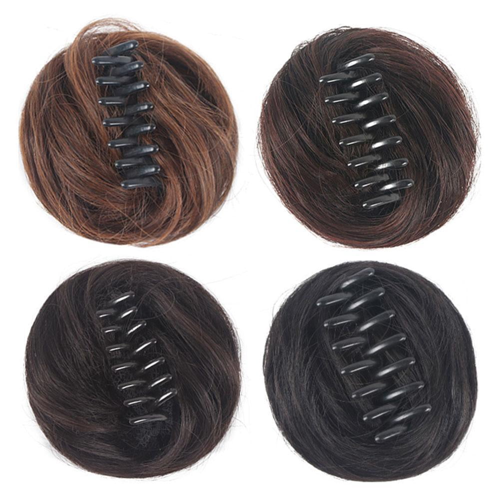 Half Bun Clip-on Wig Hairpin Ball Head Grasping Clip Bud hair Sale Head Hot B6M8