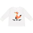 thumbnail image 3 of Inktastic Fox for Girls Woodland Animal Girls Long Sleeve Toddler T-Shirt, 3 of 5