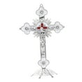 thumbnail image 1 of Crucifix Wall (Hanging or Standing), Metal Catholic Wall Inch ,, 1 of 8