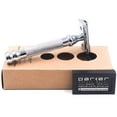 thumbnail image 4 of Parker Safety Razor 98R Ultra Heavy Weight Long Handle Double Edge Safety Razor & 5 Blades, 4 of 6