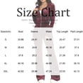 thumbnail image 3 of Womens Y2K 2 Piece Sets Zip Up Hoodie Long Sleeve Velvet Sweatshirts Flare Sweatpants Drawstring Waist Matching Tracksuit Casual Outfits, 3 of 5