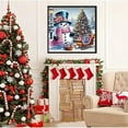 thumbnail image 3 of JASGARDE Christmas 5D Diamond Art Kits for Adults,Diamond Painting Kits for Beginners,Christmas Snowman Full Drill Diamond Dot,Gem Art Crafts for Adult Wall Decor 12x12inch, 3 of 8