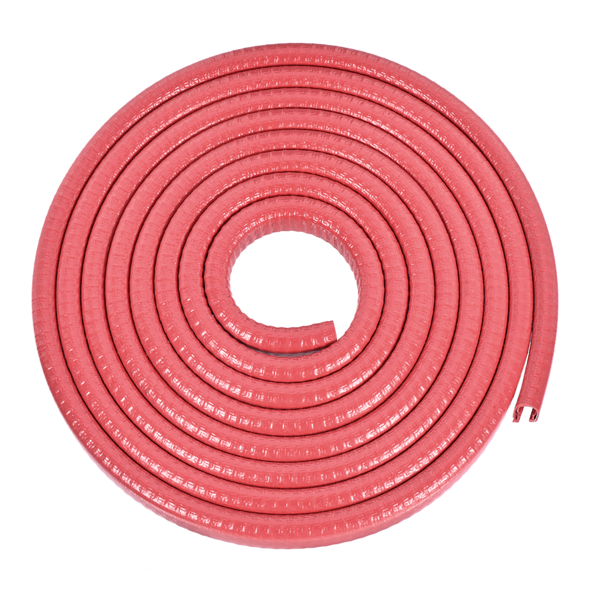 Edge Trim U Seal Extrusion Red U Channel Edge Protector PVC Plastic w Iron Sheet Fits 15/64''19
