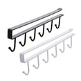 thumbnail image 1 of 2 ganchos para tazas debajo del gabinete, organizador de tazas para colgar debajo del estante de metal Una sola fila, 1 of 9