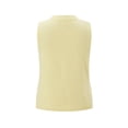 thumbnail image 4 of Gupgi Women's Knit Tank Tops Solid Color Sleeveless Round Neck Front Button Slim Sweater Vest, 4 of 9