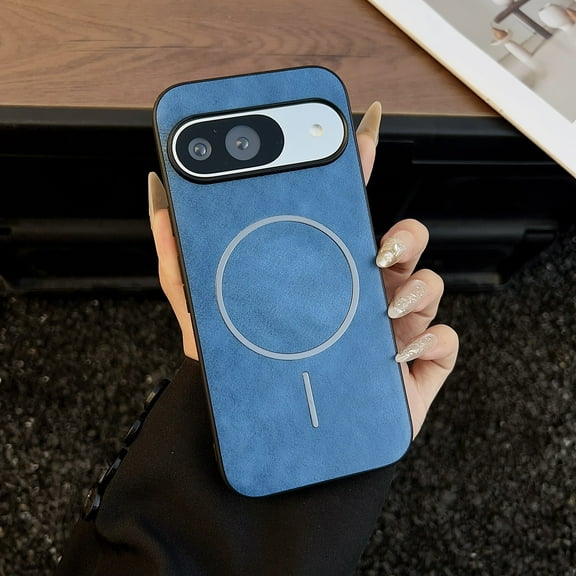 Slim Case for Google Pixel 10 Pro / Google Pixel 10, [Compatible with Magsafe] Anti-Scratch Support Wireless Charging Shockproof Bumper Phone Case for Women Men, Blue