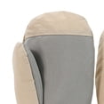thumbnail image 5 of CAICJ98 Toddler Waterproof Outdoor Infant Baby Mittens Winter Gloves Cuffed Warm Fleeced Kids Ski Gloves for Boys Girls 3-24 Months,Khaki, 5 of 7
