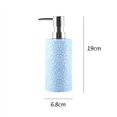 thumbnail image 2 of Botellas de cerámica con relieve de alto valor de 350 ml, botellas dispensadoras de lujo livianas, botellas de prensa for champú y gel de baño for el hogar, 2 of 5