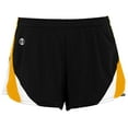 thumbnail image 3 of Holloway Sportswear L Approach Shorts Black/Light Gold/White 221041, 3 of 4
