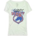 thumbnail image 1 of Ecko Unltd. Camiseta con gráfico Unlimited Beauty Neon Heart para mujer, blanca, grande, 1 of 1