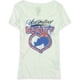 thumbnail image 1 of Ecko Unltd. Camiseta con gráfico Unlimited Beauty Neon Heart para mujer, blanca, grande, 1 of 1