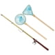 thumbnail image 3 of 1 Set of Miniature Fishing Rod Life Scene Models Doll House Decoration Miniature Fish Rod Fishing Net, 3 of 3