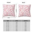 thumbnail image 2 of Pofeuu Cute Hand Drawn Hearts Print Double-sided plush pillowcase Square Throw Pillow Covers Pillows Cover for Living Room Bedroom Sofa Couch Cushion Cover（No pillow core）-22"x22", 2 of 7