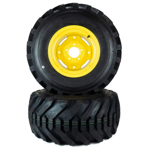 (2) Industrial Tire Assemblies 26x12.00-12 Fits John Deere TCU20390 M121628