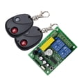 thumbnail image 3 of 220V 10A 2CH transmisor de interruptor de telemando inalámbrico RF con receptor para de cochera, automóviles, luces LED 2 botones 433MHZ DYNWAVEMX Interruptor de control remoto, 3 of 5