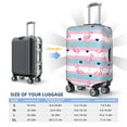 thumbnail image 6 of Naloa Flamingo1 Elastic Suitcase Protector, Travel Suitcase Protector Cover Fits 18-32in Suitcase - X-Large, 6 of 9