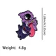 thumbnail image 4 of 1 Juego de alfileres esmaltados de Pokemon Gengar Haunter, broche de Metal Kawaii de Anime, Pin para mochila, accesorios para amigos, regalo de decoración de joyería, 4 of 5