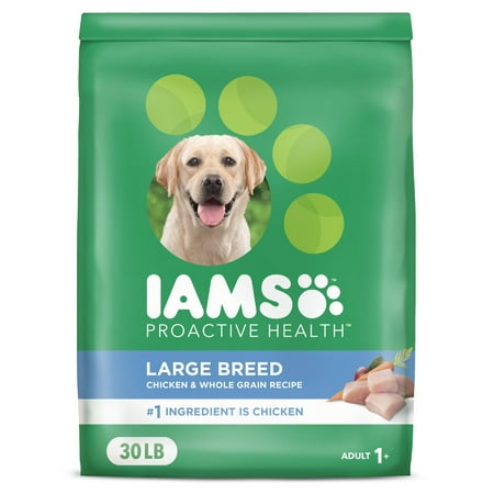 Iams Proactive Health Large Breed Dry Dog Food With Real Chicken, 30 Lb. Bag