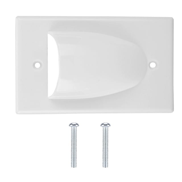 Placa frontal a prueba de polvo para una gestión de cables segura y limpia Cubierta de enchufe de pared ABS