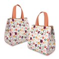 thumbnail image 2 of Pioneer Flower Floral Print Pattern Insulated Lunch Bag for Women & Adults,Large Portable Soft Cooler Lunch Bag,Thermal Food Storage Tote with Pearl Cotton,8.66L,8.75x5.75x9.5 Inch, 2 of 6