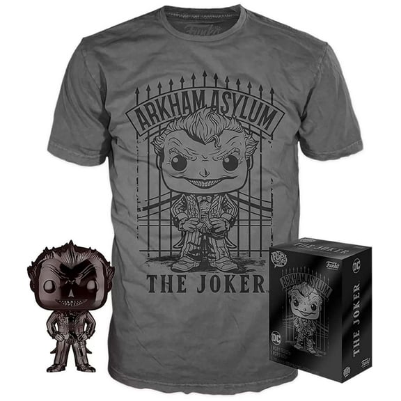 Funko DC POP! Heroes The Joker Vinyl Figure & T-Shirt (X-Large)