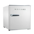 Galanz 1.7 Cu ft Mini Fridge Retro, White, New, Width 17.48"