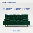 thumbnail image 2 of LASE Muebles Sofá Cama Janeiro Matrimonial Sillón Reclinable 3 Posiciones Boucle Chocolate, 2 of 7