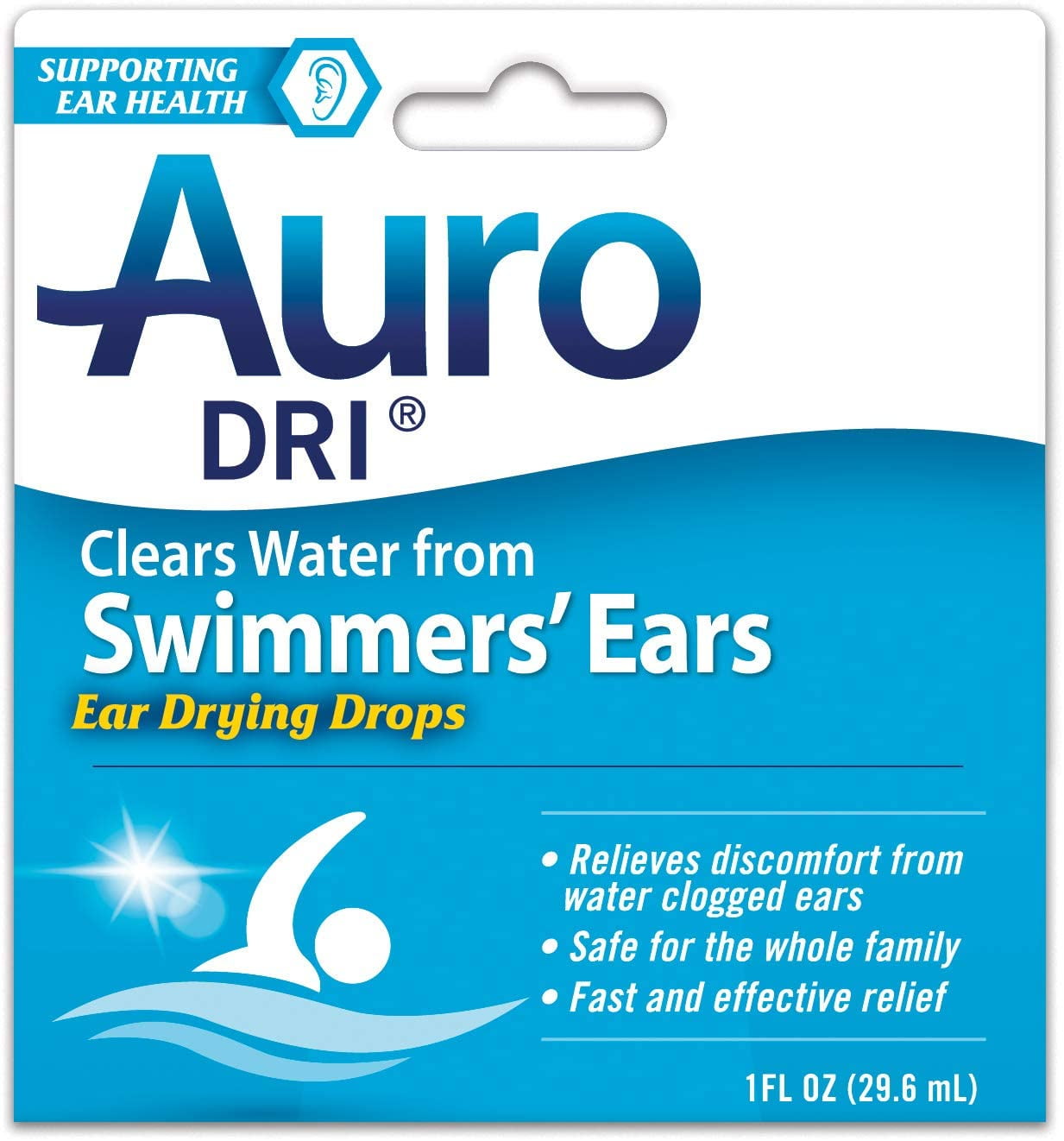 Auro Dri Ear Drying Drops For Swimmer's Ear, 1 oz