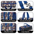 thumbnail image 3 of Teacher Tote Bag,Beagle Dog Dog and Pioneer Flower Teacher Utility Tote Bag,Large Work Tote Bags for Women with Multiple Pockets,Top Zipper Closure,13.8x10.6x6.7 Inch, 3 of 5