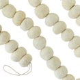 thumbnail image 6 of (2 pack) Ivory Pom-Pom Christmas Garland, 6 ft, by Holiday Time, 6 of 6